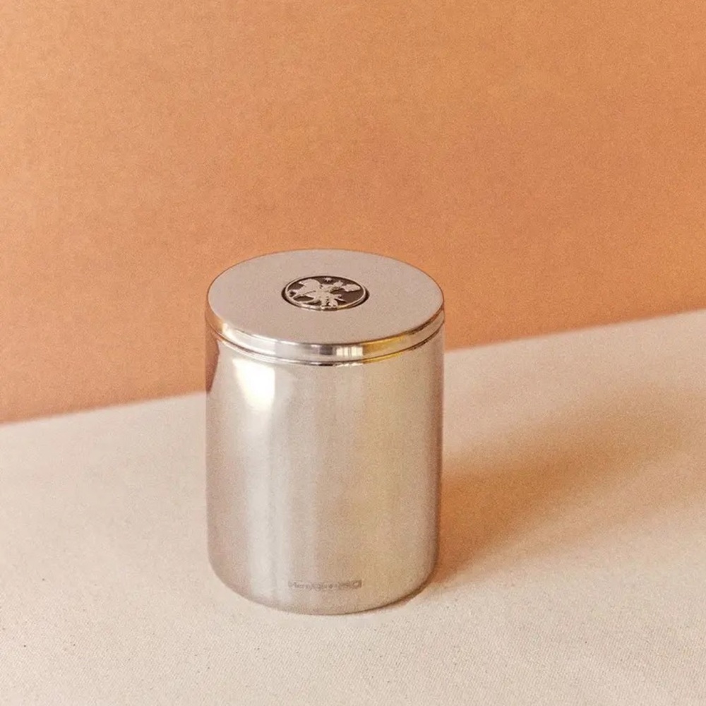 Ffern Spring 2025 Candle in Lidded Silver Vessel